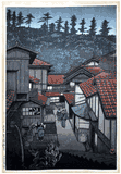 Arifuku Hot Springs in Iwami by Kawase Hasui 1st Ed.