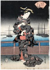 Autumn Moon Party by Utagawa Hiroshige