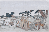 Autumn Outing by Katsushika Hokusai