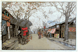 Avenue of Cherry Trees by Hiroshi Yoshida