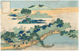 Bamboo Grove at Beison by Hokusai