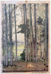 Bamboo Wood by Hiroshi Yoshida