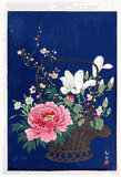 Basket of Flowers by Ohara Koson