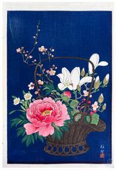 Basket of Flowers by Ohara Koson