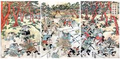 Battlefield by Utagawa Kunitora