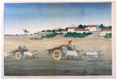 Benares Early Morning by Charles Bartlett Pre Earthquake