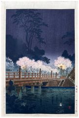 Benkei Bridge by Tsuchiya Koitsu