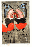 Butterfly and Flowers by Tadashi Nakayama #34/75
