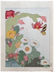 Cactus des Mers du Sud by Paul Jacoulet