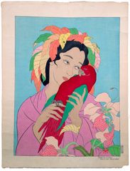 Chagrins d'Amour by Paul Jacoulet