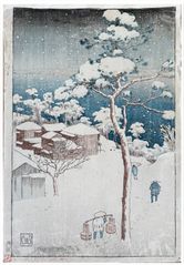 Snow in Negishi by Charles Bartlett