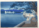 Water Palace, Udaipur by Charles W. Bartlett Pre Earthquake