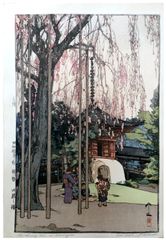 The Cherry Tree in Kawagae by Hiroshi Yoshida