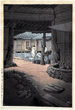 Chii Mountain Senon Temple, Korea by Kawase Hasui