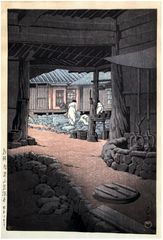 Chii Mountain Senon Temple, Korea by Kawase Hasui