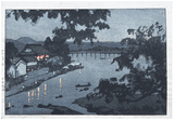 Chikugo River by Hiroshi Yoshida