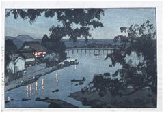 Chikugo River by Hiroshi Yoshida