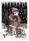 Child of Aizu in Snow by Kiyoshi Saito