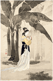 Chinese Lady under Banana Trees by Terakazi Kogyo