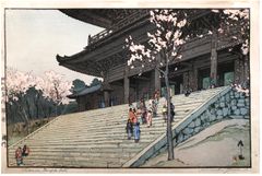 Chion in Temple Gate by Hiroshi Yoshida