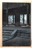 Chionin Temple in Kyoto by Kawase Hasui 1st Ed.