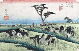 53 Stations of the Tokaido 'Hoeido' #40 by Ando Hiroshige