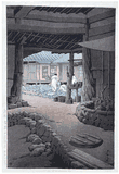 Chosen Chiizan Senonji by Kawase Hasui