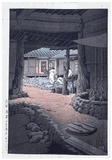 Chunum Temple Korea by Kawase Hasui