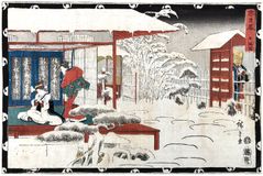Chushingura Act IX by Ando Hiroshige