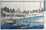 Clear Weather after Snow at Massaki by Ando Hiroshige