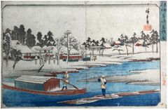 Clear Weather after Snow at Massaki by Ando Hiroshige