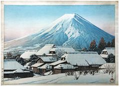Clearing after a Snowfall in Yoshida by Kawase Hasui