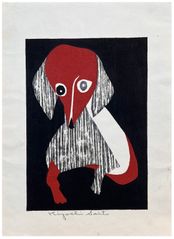 Dachshund by Kiyoshi Saito