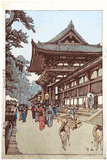 Daibutsu Temple Gate by Hiroshi Yoshida