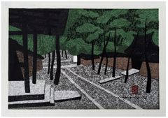 Daitoku-ji Kyoto (B) by Kiyoshi Saito