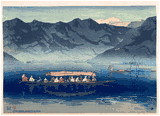 Dal Lake Kashmir by Charles Bartlett