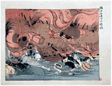 Disaster of the Kanto Earthquake by Igawa Sengai