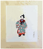Doll in Costume by Kawase Hasui