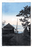 Dusk at Aso by Kawase Hasui 1st Ed.