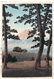 Dusk at Tagonoura Beach by Kawase Hasui