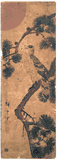Eagle on Pine Branch by Ando Hiroshige