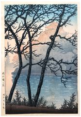 Early Morning at Okayama Castle by Kawase Hasui