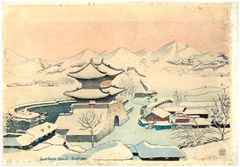 East Gate Seoul Sunrise by Elisabeth Keith Pre-Earthquake