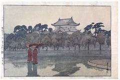 Edo Castle by Hiroshi Yoshida