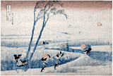 36 Views of Mt Fuji #18 Ejiri Province by Katsushika Hokusai