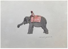 Elephant in India by Hiroshi Yoshida