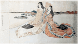 Enjoying Fresh Air of the Ocean by Yanagawa Shigenobu