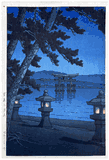 Evening at Miyajima by Kawase Hasui 1st Ed.