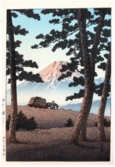 Evening at Tago Bay by Kawase Hasui