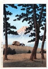 Evening at Tago Bay by Kawase Hasui